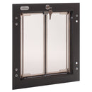 PlexiDor Door Series pet door, Medium, Bronze