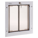 PlexiDor Door Series pet door, Medium, White