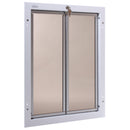 PlexiDor Door Series in White, Extra Large shown; representative photo for Large Plus