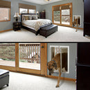 PlexiDor Wall Series pet door lifestyle photo, Winston, view 2