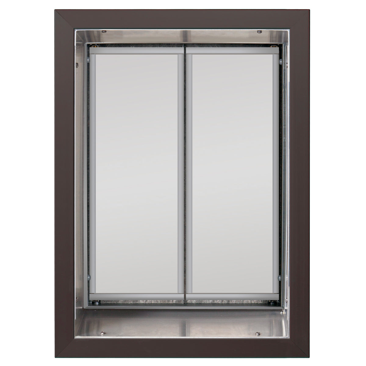PlexiDor Wall Series in Bronze, Extra Large shown; representative photo for Large Plus