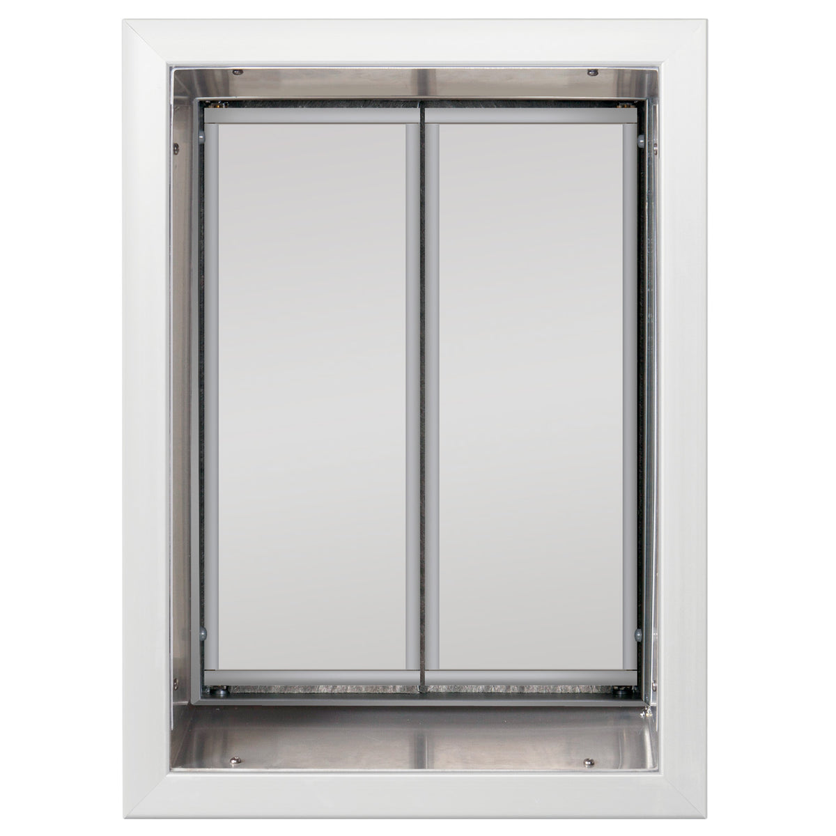 PlexiDor Wall Series in White, Extra Large shown; representative photo for Large Plus