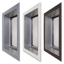 PlexiDor Wall Series tunnel side views in available finishes