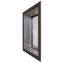 PlexiDor Wall Series aluminum tunnel, Bronze, side view